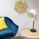 COTTON WOOD Décoration murale Ginkgo - Forme Nuage - Jaune