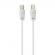 BELKIN Câble antenne Coax M F - 2 m - Blanc