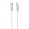 BELKIN Câble antenne Coax M F - 2 m - Blanc