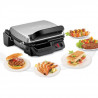 Tefal GC305012 Compact Grill, Grill électrique 2 positions, Plaques antiadhésives, Thermostat réglable, Bac de récupération d…