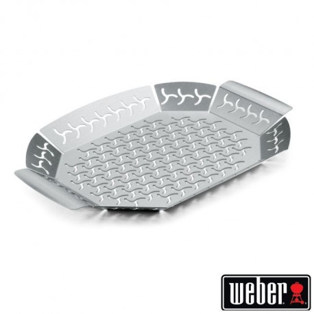 Panier a légumes WEBER - grand modele, acier inoxydable