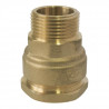 SOMATHERM Raccord Laiton pour tube PE - Mâle 11/4 - Ø 40