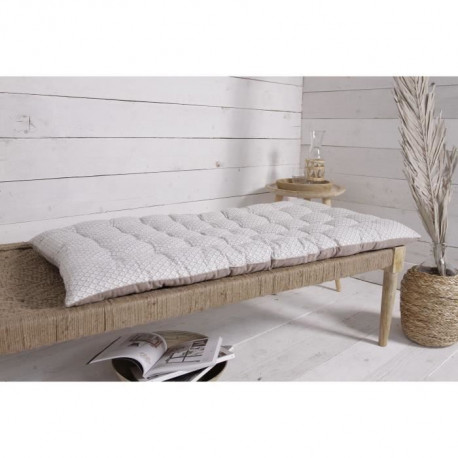 TODAY Matelas de sol en coton Slow Life - 120 x 60 cm - Karma