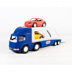 LITTLE TIKES Grand Porte-Voitures - Contient 2 voitures de sport - A partir de 3 ans