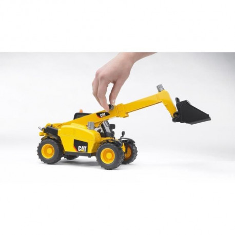 BRUDER - 2141 - Chargeur télescopique CATERPILLAR - Echelle 1:16 - 33,5 cm