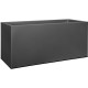 ELHO Jardiniere a roulettes Vivo 90 - Finition mate - Vivre noir - Intérieur & extérieur - L 39 x W 88 x H 41 cm