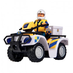SAM LE POMPIER Quad Police + 1 Figurine - SMOBY