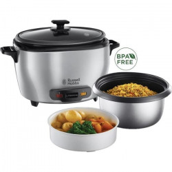 Russell Hobbs 23570-56 Cuiseur Riz et Cuisson Vapeur Maxicook 700W Capacité 5L