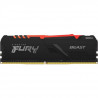 Mémoire Kingston FURY Beast RGB RGB 8 Go DDR4 2666 MHz CL16