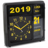 ORIUM Horloge a date a volets Visual - Caracteres grand format - Grande lisibilité