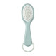 BÉABA, Peigne + brosse a cheveux, bébé/enfant, Systeme de rangement du peigne intégré au dos de la brosse, Green Blue