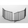 NORDLINGERPRO Barriere Pare feu pliable avec portillon  protection feu cheminée et poele