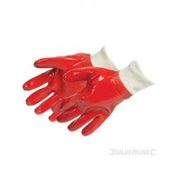 Gants PVC rouges