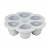 BEABA, Multiportions Silicone de qualité premium,Résistance thermique,6 alvéoles indépendantes,Fabriqué en Italie,6x150ml lig…
