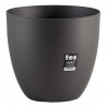 PLASTIKEN Pot de fleurs bol Tes - 26 cm - Anthracite