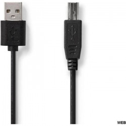 Câble USB 2.0 A Male / B Male de 2m