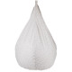 Poire Coton imprimée CHIPS - Gris - D 75 x H 110 cm