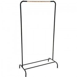 Portant a vetement simple - H 149 cm - Noir