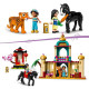 LEGO 43208 Disney Princess Les Aventures de Jasmine et Mulan, Jouet de Construction, Mini-Poupées, Figurines Cheval et Tigre
