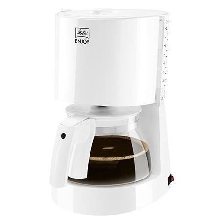 MELITTA 1017-01  Cafetiere Enjoy II Glass Blanc 1017-01