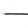 TRIXIE Laisse a pister sangle plate 5m - 20mm - Noir - Pour chien