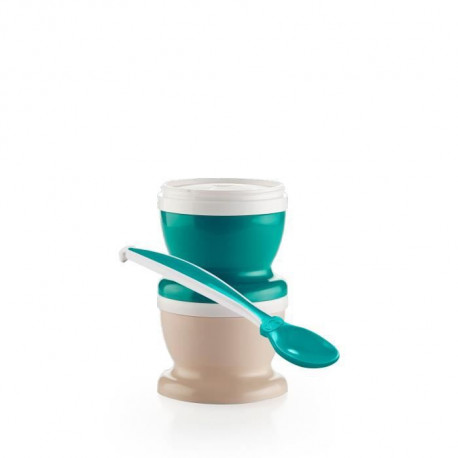 THERMOBABY 2 PETITS POTS POUR NOURRITURE Vert Emeraude