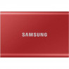SAMSUNG SSD externe T7 USB type C coloris rouge 1 To