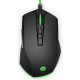 HP Souris Gamer Pavilion 200 - Filaire USB - 5 boutons - 3200 DPI - Noir/Vert