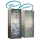 BEKO RCNE560K40DSN Réfrigérateur congélateur bas - 497 L (352+145) - Froid ventilé - NeoFrost - Gris acier