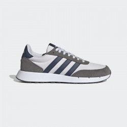 Baskets de Running - RUN 60s 2.0 - ADIDAS - Homme - Blanc, gris et bleu