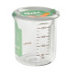 BEABA Maxi Portion Tritan, Pot de conservation bébé, plastique premium - 240 ml - Grey