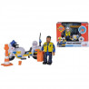 SAM LE POMPIER Moto Police + 1 Figurine - SMOBY