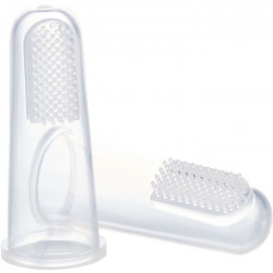 THERMOBABY 2 DOIGTS BROSSE A DENTS EN SILICONE