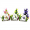 SYDECO Pont Aquatic - Décoration ornement plantes + support pour Aquarium