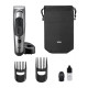 BRAUN Tondeuse pour cheveux HC5090 - 17 longueurs de coupe - 3 a 24mm - 40 minutes d'autonomie - Noir / Grise
