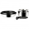 SITRAM - SITRAM INOX - 714699 - Batterie 5 pieces aluminium amovible Inox - Tous feux induction
