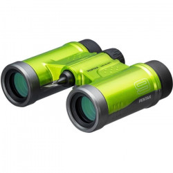 PENTAX 61813 - Jumelles UD 9x21 - Compactes et légeres - Mise au point minimale 3m - Lentilles a revetement multiple -  Vert