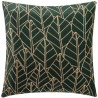 Coussin Broderie Lur - 40 x 40 cm - Vert cedre